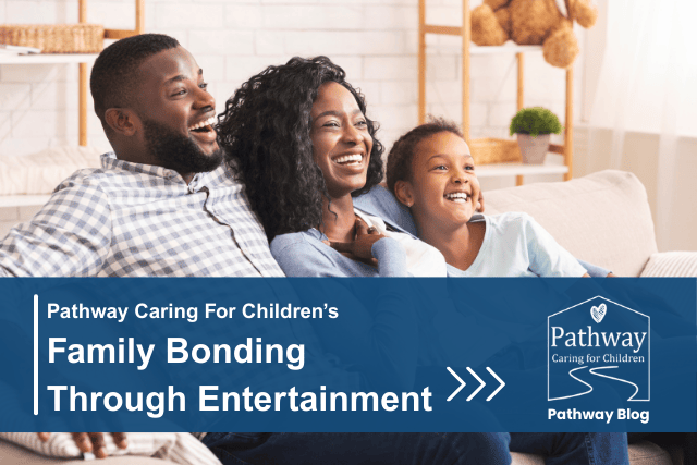 Family bonding together at home, enjoying quality time and smiling.