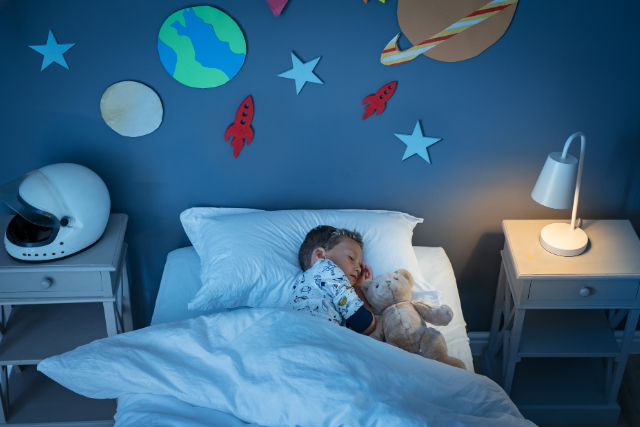 Personalized space theme bedroom