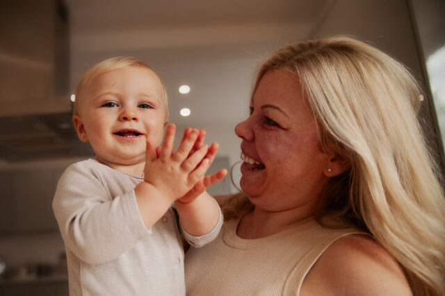 Foster mom with foster child